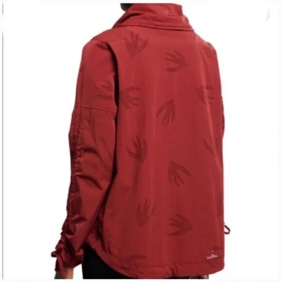 Nanette Lepore Burgundy Swan Jacket XL - Picture 3 of 9